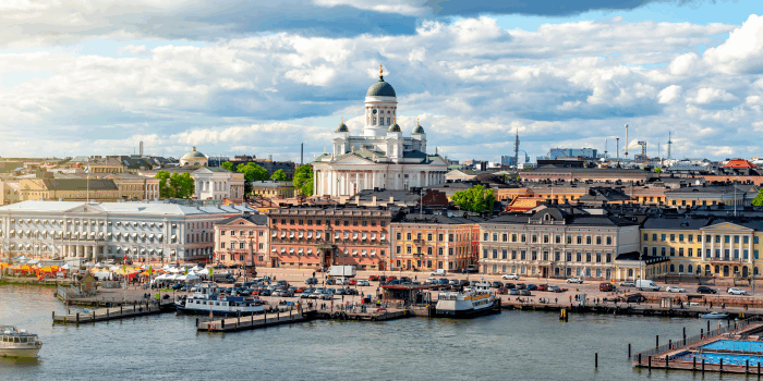 Stadtansicht-Helsinki